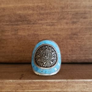 Silver and Turquoise Ring